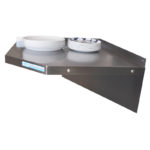 stainless steel wall mounted shelf