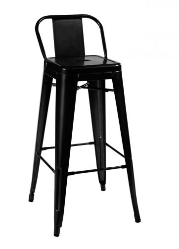 tolix bar stool black