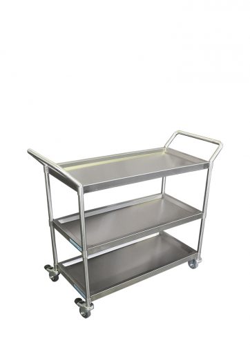 Commercial Stainless Steel & Polypropylene Kitchen Trolley