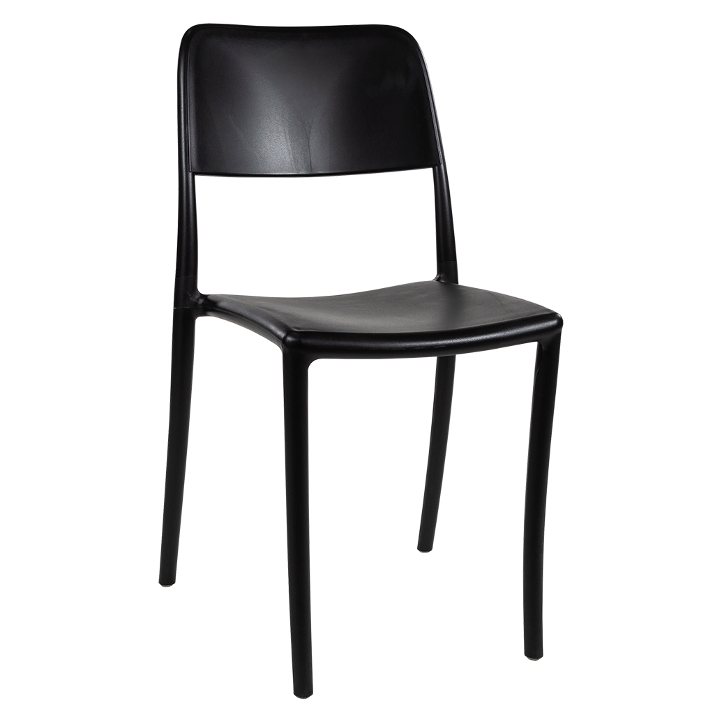 Cafe furnture Leo Chair - Black